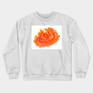 Flower watercolor. Floral art decoration, sketch. Illustration hand drawn modern Crewneck Sweatshirt